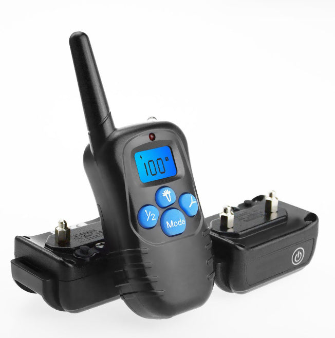 KFX-9075261 300m Waterproof Remote Control Dog Training Device - Rechargeable Bark Control Collar 998DBB-1