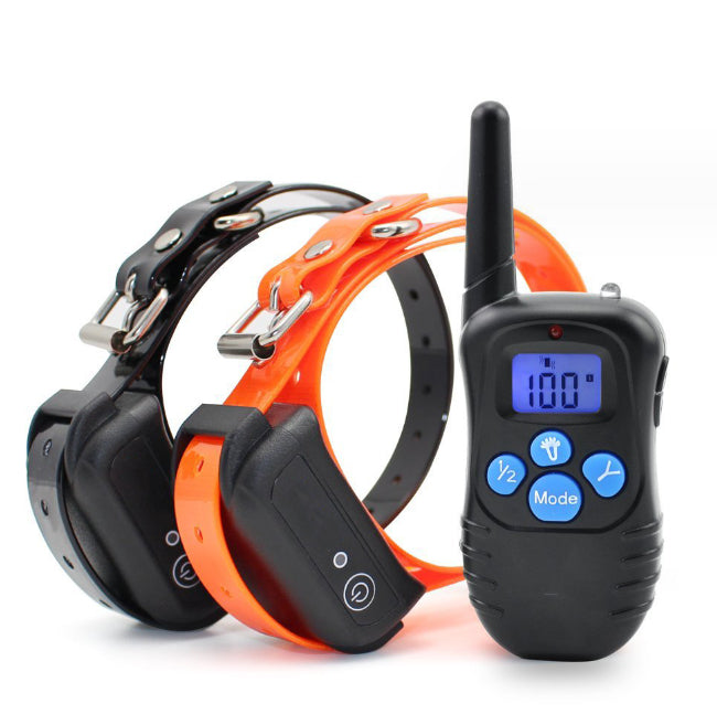 KFX-9075261 300m Waterproof Remote Control Dog Training Device - Rechargeable Bark Control Collar 998DBB-1
