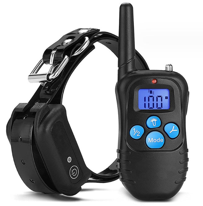 KFX-9075261 300m Waterproof Remote Control Dog Training Device - Rechargeable Bark Control Collar 998DBB-1