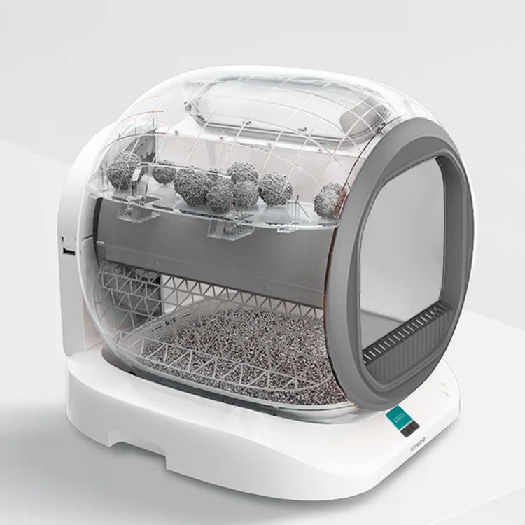 KFX-907539 Smart Self-Cleaning Cat Litter Box with Ion Purification and Large Capacity – 65L Design
