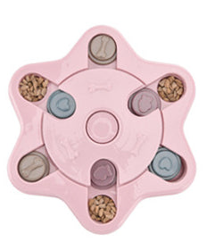 KFX-9075773 Interactive Dog Puzzle Feeder Toy for Small to Medium Dogs – Slow Feeding & Training Game