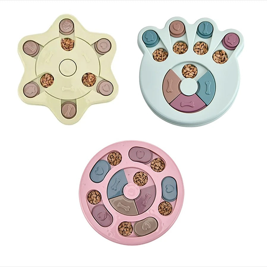 KFX-9075773 Interactive Dog Puzzle Feeder Toy for Small to Medium Dogs – Slow Feeding & Training Game