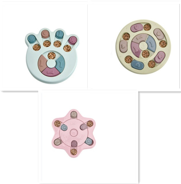KFX-9075773 Interactive Dog Puzzle Feeder Toy for Small to Medium Dogs – Slow Feeding & Training Game
