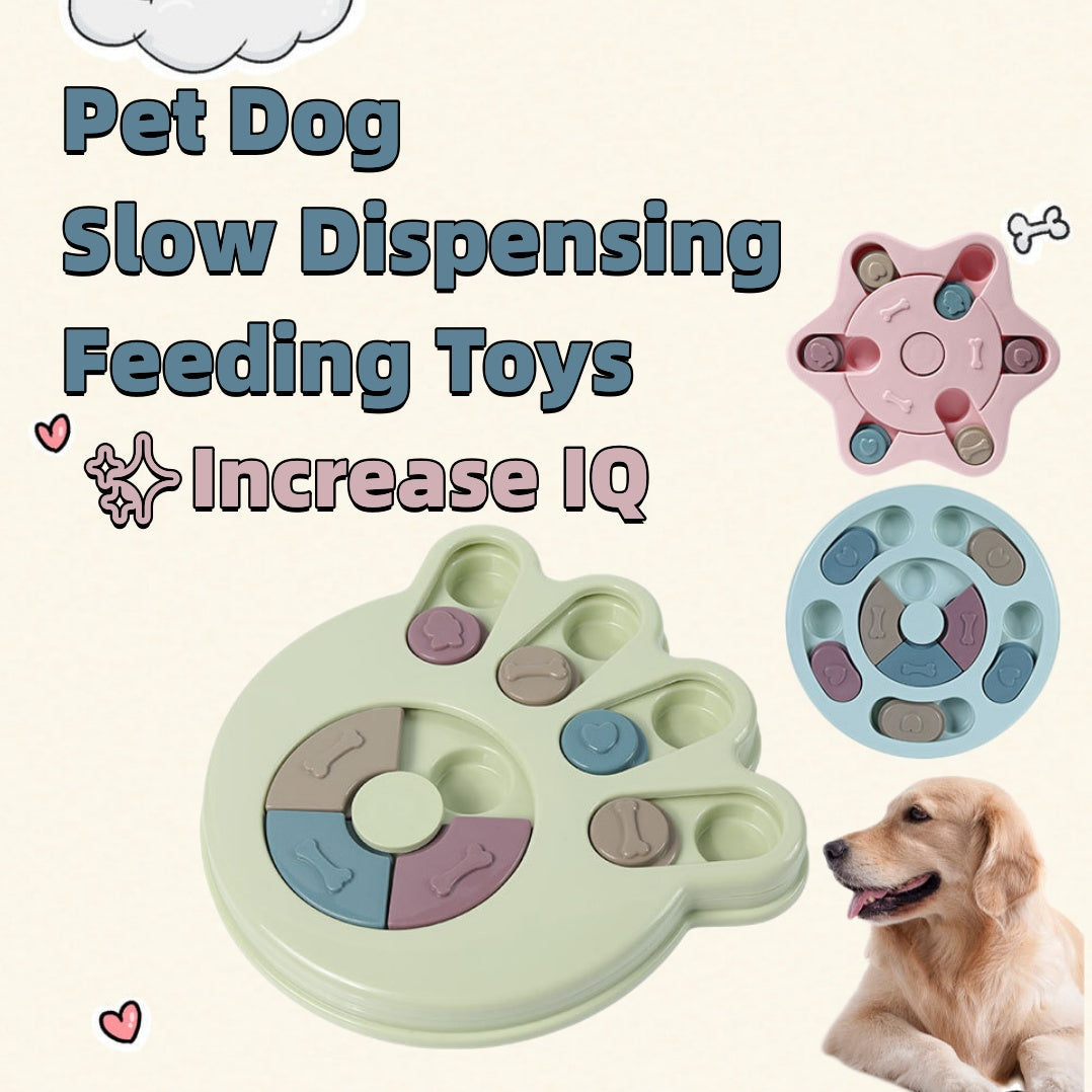 KFX-9075773 Interactive Dog Puzzle Feeder Toy for Small to Medium Dogs – Slow Feeding & Training Game