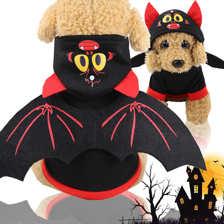 KFX-9076157 Halloween-Themed Pet Clothes for Dogs and Cats with Comfort Design