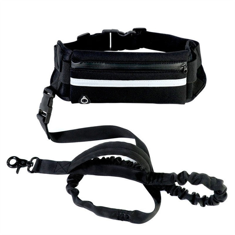 KFX-9079229 Reflective Waist Bag for Cats and Dogs with Traction Rope - Nylon Material, Scalable, Available in Multiple Colors
