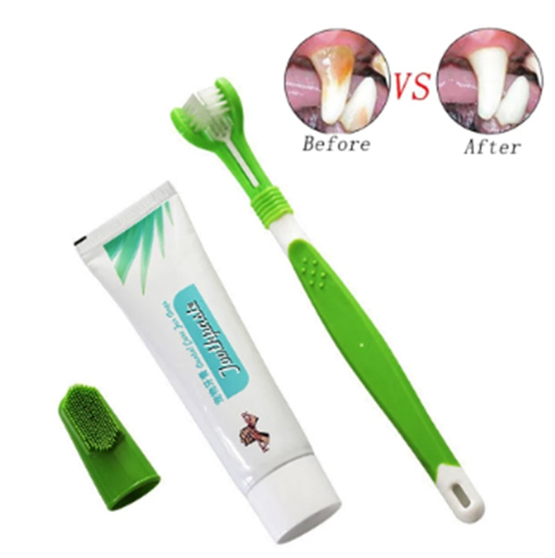 KFX-9079613 Silicone Finger Cots for Dog Teeth, Ears, and Eye Care - Vanilla Scented Cleaning Tool