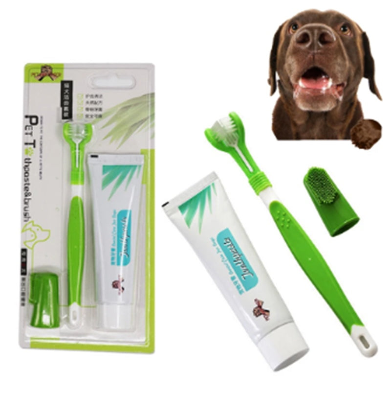 KFX-9079613 Silicone Finger Cots for Dog Teeth, Ears, and Eye Care - Vanilla Scented Cleaning Tool