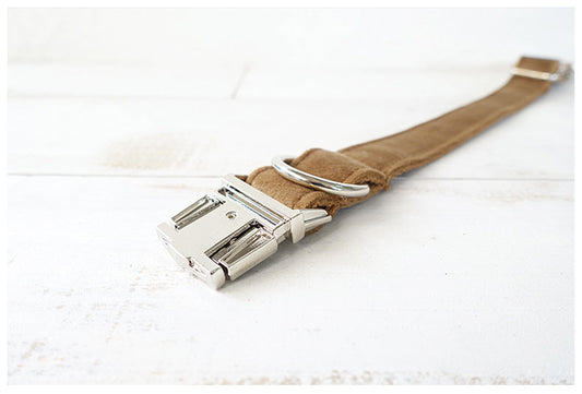 KFX-9079741 Camel Polyester Dog Collar with Thick Material for Durability