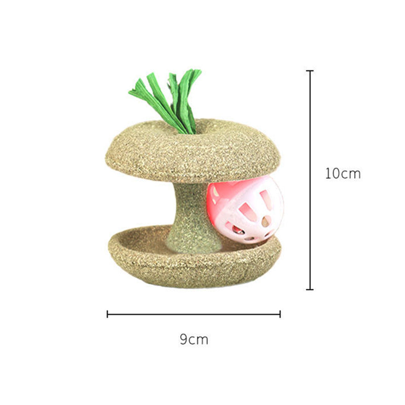 KFX-9080381 Catnip Toys for Cats with Bell - Safe and Healthy Edible Catnip for Chasing and Dental Care