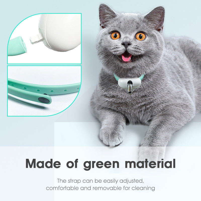 KFX-9085501 Smart Laser Cat Collar Interactive USB Rechargeable Hands-Free Teasing Toy for Kittens and Cats
