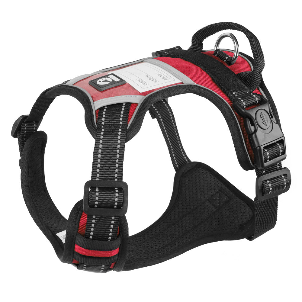 KFX-9086781 Adjustable Pet Dog Chest Strap in Various Colors - Durable Oxford Cloth
