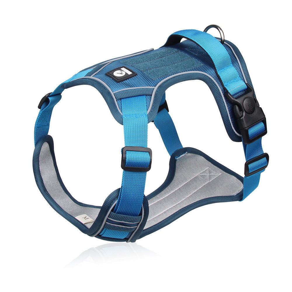 KFX-9086781 Adjustable Pet Dog Chest Strap in Various Colors - Durable Oxford Cloth