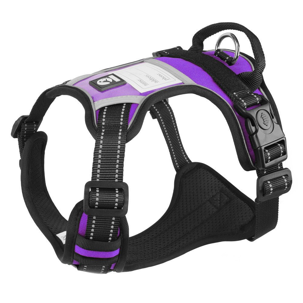 KFX-9086781 Adjustable Pet Dog Chest Strap in Various Colors - Durable Oxford Cloth