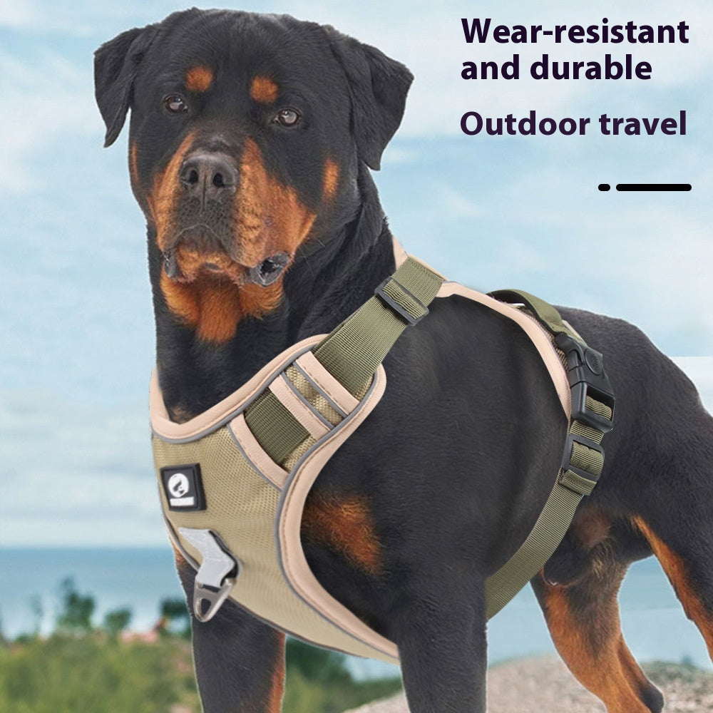 KFX-9086781 Adjustable Pet Dog Chest Strap in Various Colors - Durable Oxford Cloth