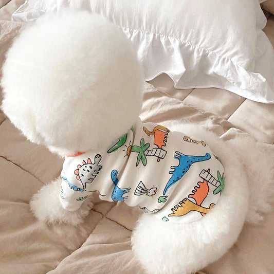 KFX-9088061 Breathable Casual Dog T-Shirt with Fun Print for Stylish Pets