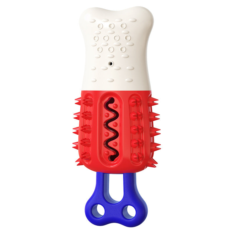 KFX-9088317 Cooling and Cleaning Teeth Multifunctional Dog Chew Toy with Chew-Resistant Popsicle