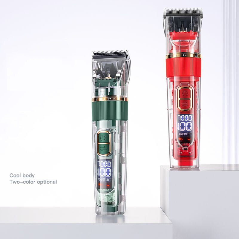 KFX-9089085 Waterproof Pet Hair Trimmer Set for Cats, Dogs, and Rabbits with Adjustable Speed and Titanium Ceramic Blades