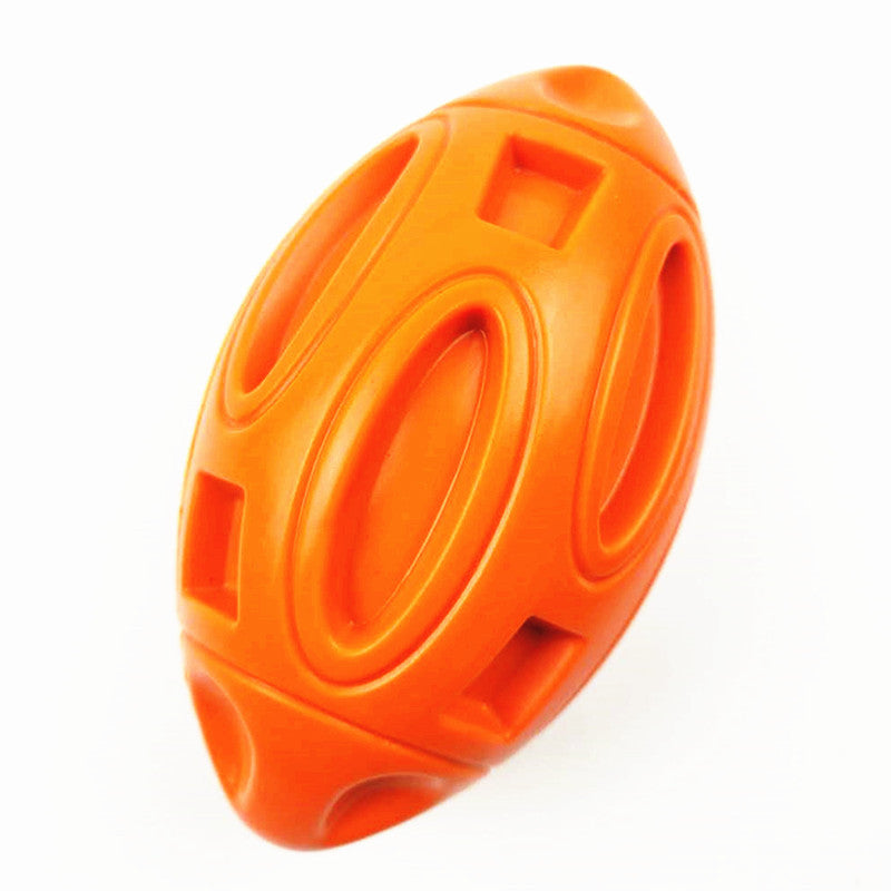 KFX-9090749 Durable Rubber Chew Ball with Squeaker for Medium and Large Dogs, Ideal for Aggressive Chewers