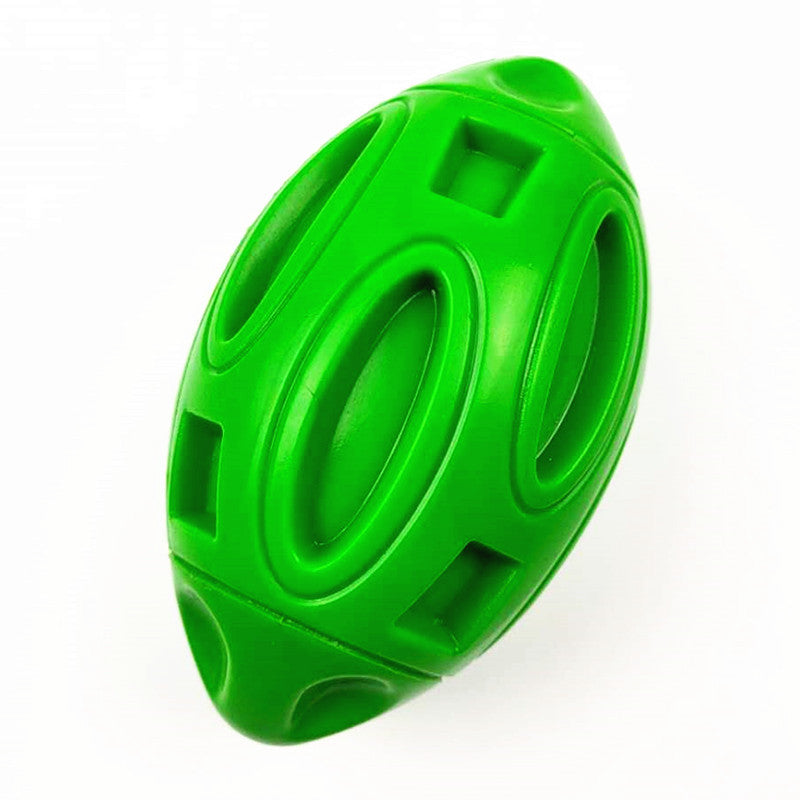 KFX-9090749 Durable Rubber Chew Ball with Squeaker for Medium and Large Dogs, Ideal for Aggressive Chewers
