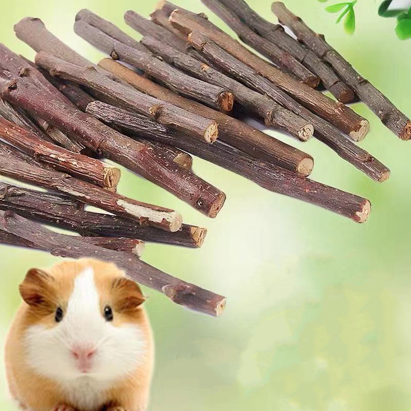 KFX-9091901 Dried Apple Branch Treats for Rabbits, Chinchillas, and Hamsters - 100g