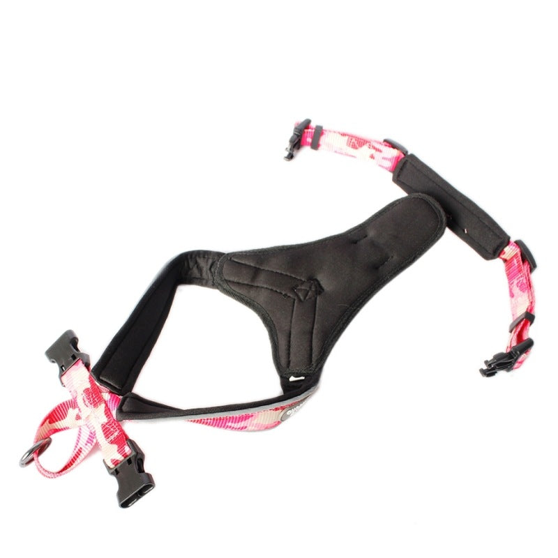 KFX-9092541 Comfortable Nylon Dog Walking Chest Strap, Size L, Adjustable Fit for All Breeds, Load Bearing 192 kg