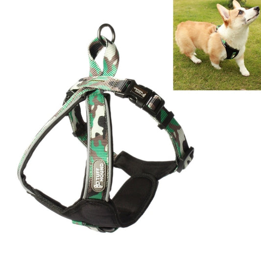 KFX-9092541 Comfortable Nylon Dog Walking Chest Strap, Size L, Adjustable Fit for All Breeds, Load Bearing 192 kg