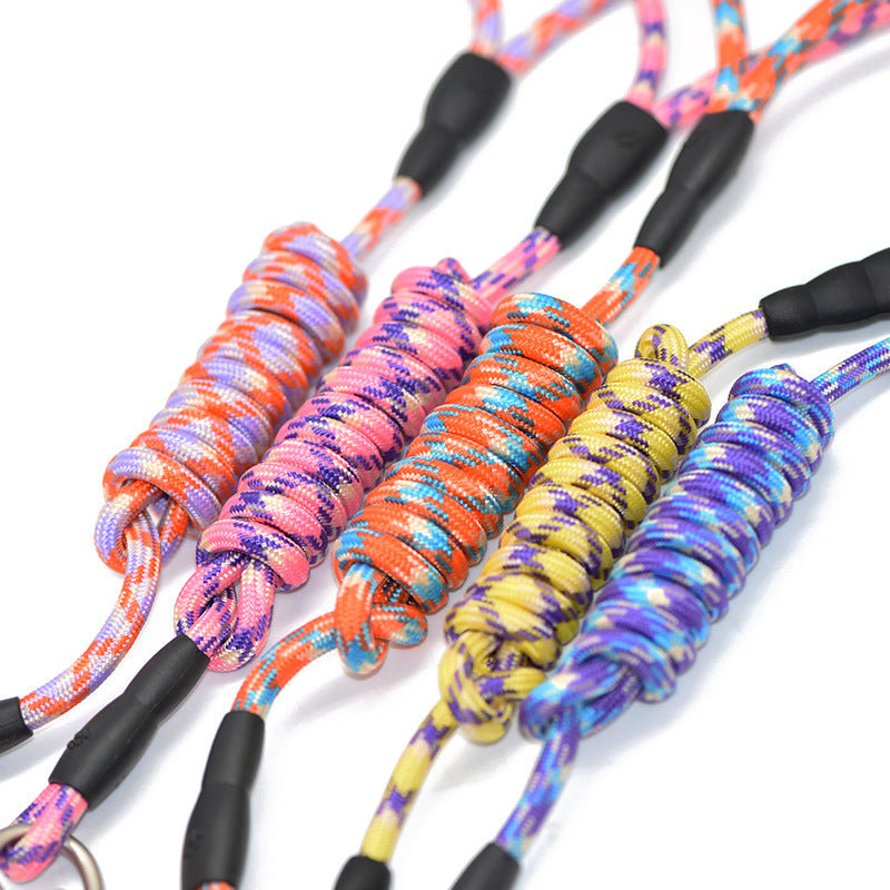 KFX-9093053 Foam Handle Circular Rope with Chest and Back Harness for Pet Training - Multiple Colors Available