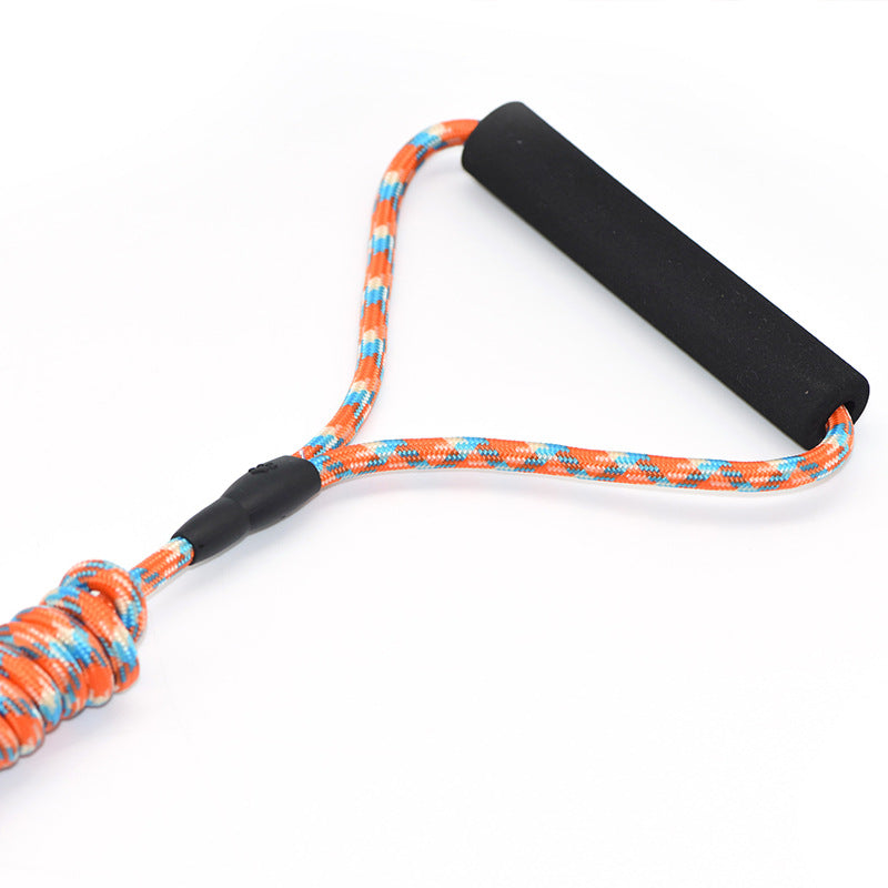KFX-9093053 Foam Handle Circular Rope with Chest and Back Harness for Pet Training - Multiple Colors Available