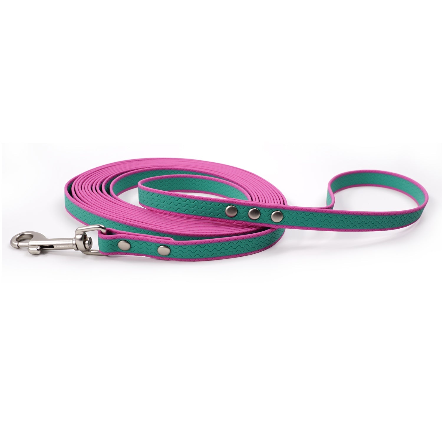 KFX-9098813 PVC Coated Two-Color Waterproof Dog Training Rope - 10FT, 20FT, 30FT Options