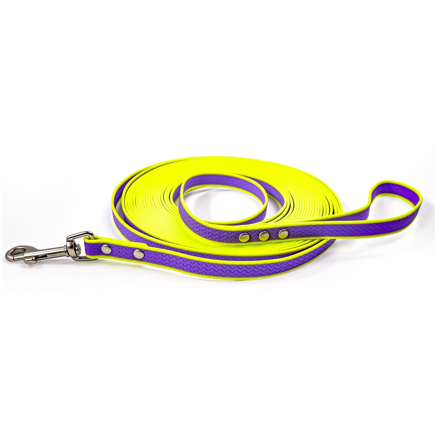 KFX-9098813 PVC Coated Two-Color Waterproof Dog Training Rope - 10FT, 20FT, 30FT Options