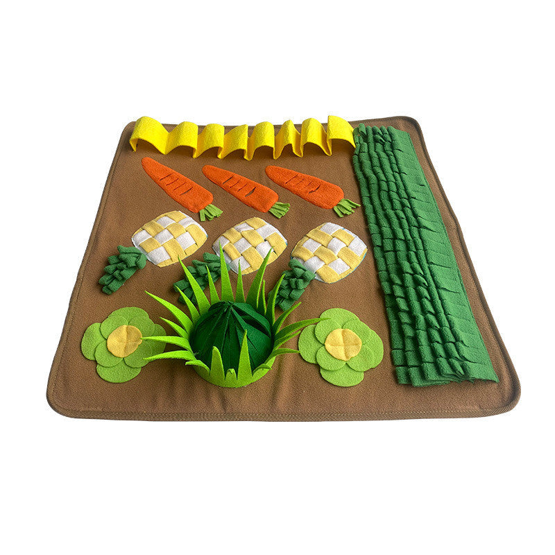 KFX-9100861 Pastoral Pet Sniffing Pad for Relaxation and Engagement, 60.5cm x 60.5cm