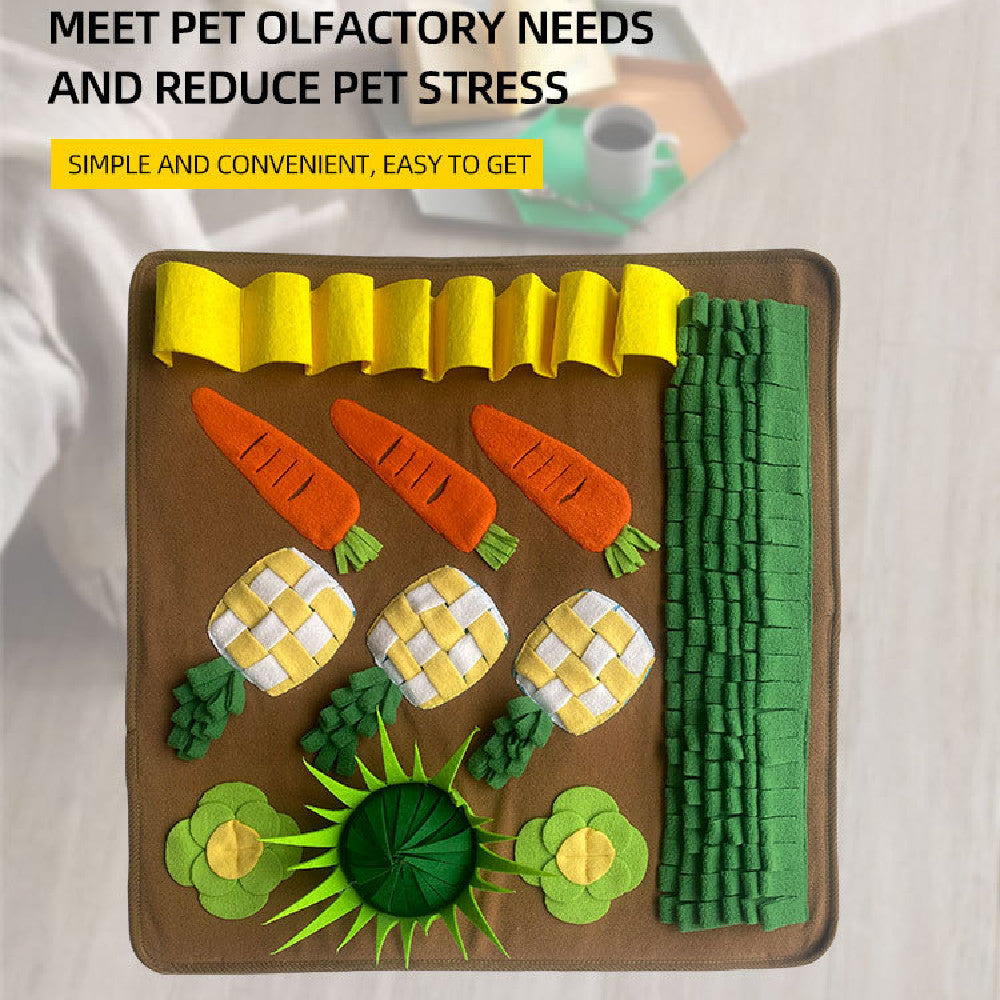 KFX-9100861 Pastoral Pet Sniffing Pad for Relaxation and Engagement, 60.5cm x 60.5cm