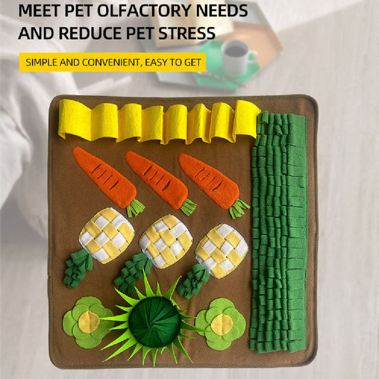 KFX-9100861 Pastoral Pet Sniffing Pad for Relaxation and Engagement, 60.5cm x 60.5cm