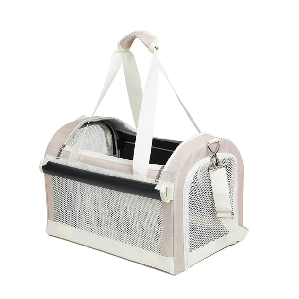 KFX-9101245 Multi-Pet Portable Outdoor Carrier Stroller for Cats and Dogs, Breathable Oxford Cloth Design