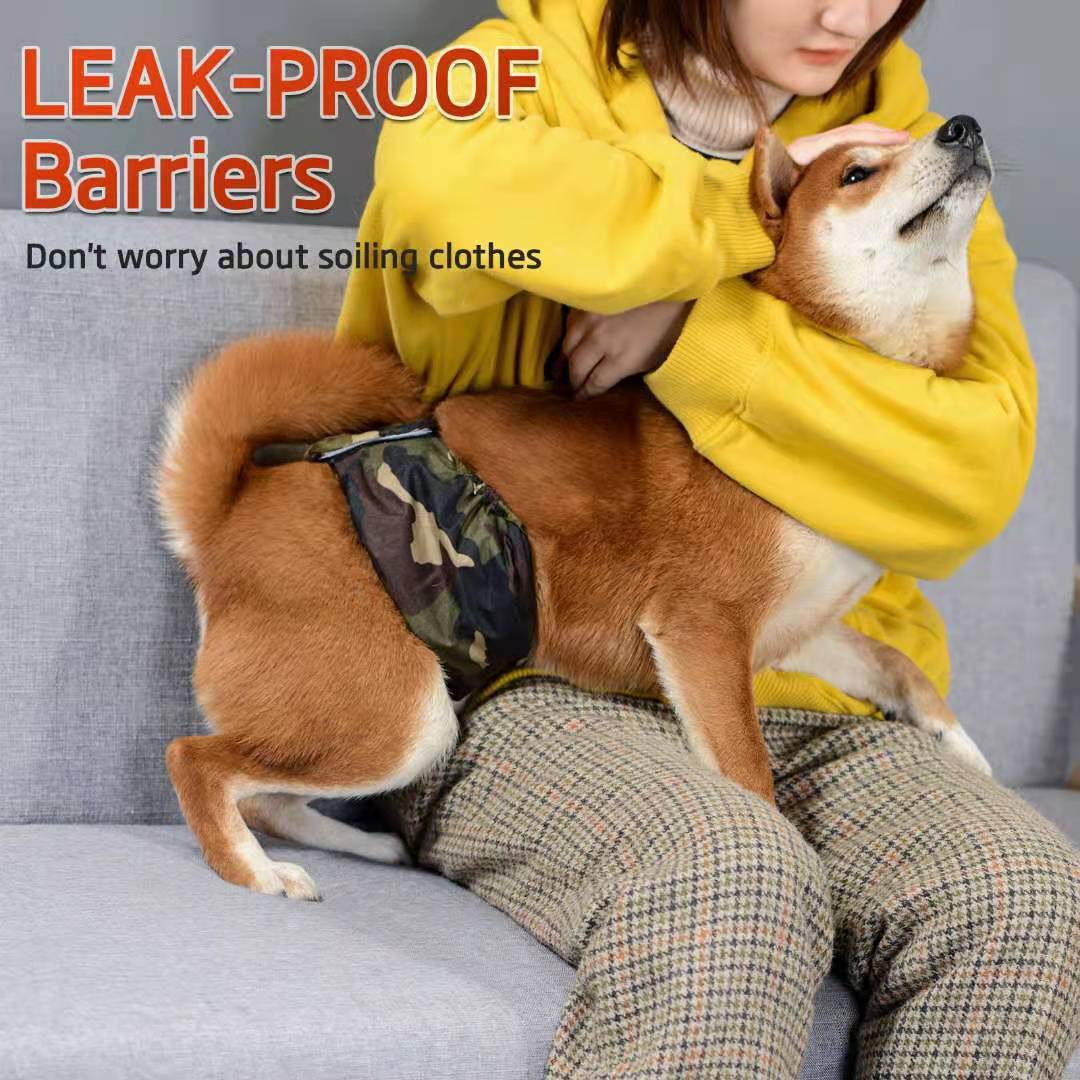 KFX-9103549 Male Dog Physiological Strap with Absorbent Cotton and Waterproof Design