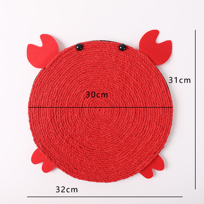 KFX-9104957 Avocado Cat Scratch Board with Durable Anti-Scratch EVA and Sisal Rope Design