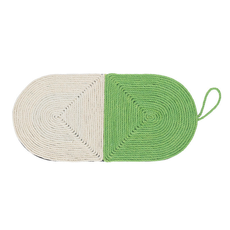 KFX-9104957 Avocado Cat Scratch Board with Durable Anti-Scratch EVA and Sisal Rope Design