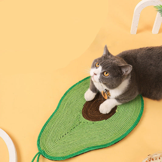 KFX-9104957 Avocado Cat Scratch Board with Durable Anti-Scratch EVA and Sisal Rope Design