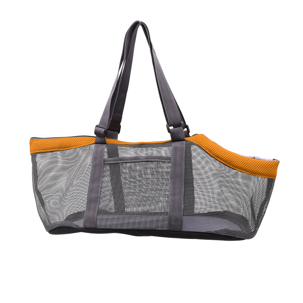KFX-9106237 Foldable Large-Capacity Breathable Pet Handbag - Soft Nylon, Multiple Color Options