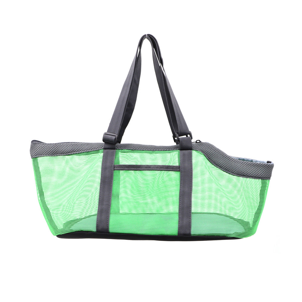 KFX-9106237 Foldable Large-Capacity Breathable Pet Handbag - Soft Nylon, Multiple Color Options