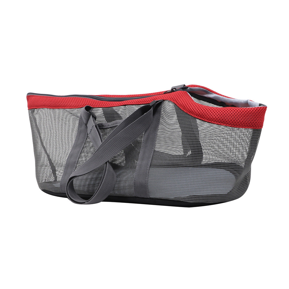 KFX-9106237 Foldable Large-Capacity Breathable Pet Handbag - Soft Nylon, Multiple Color Options