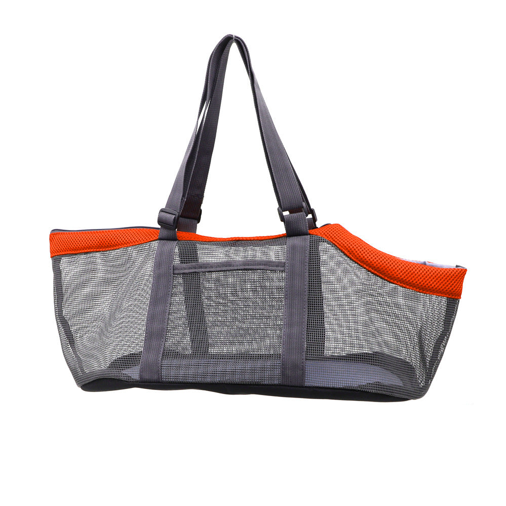 KFX-9106237 Foldable Large-Capacity Breathable Pet Handbag - Soft Nylon, Multiple Color Options