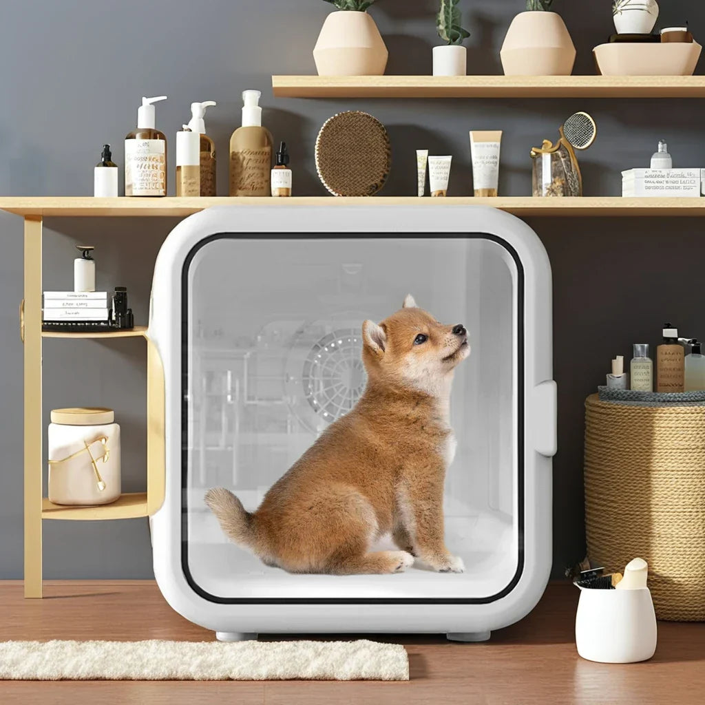 KFX-910803 65L Capacity Temperature-Controlled Air Drying Box for Small to Medium Dogs and Cats