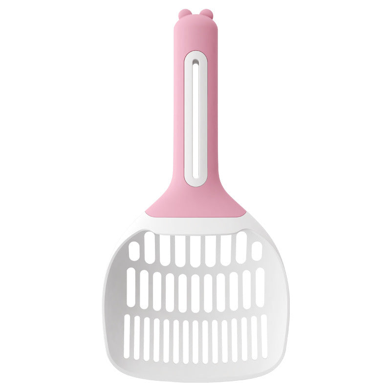 KFX-9110717 Large Cat Litter Scoop with Long Handle and Pores in Various Colors