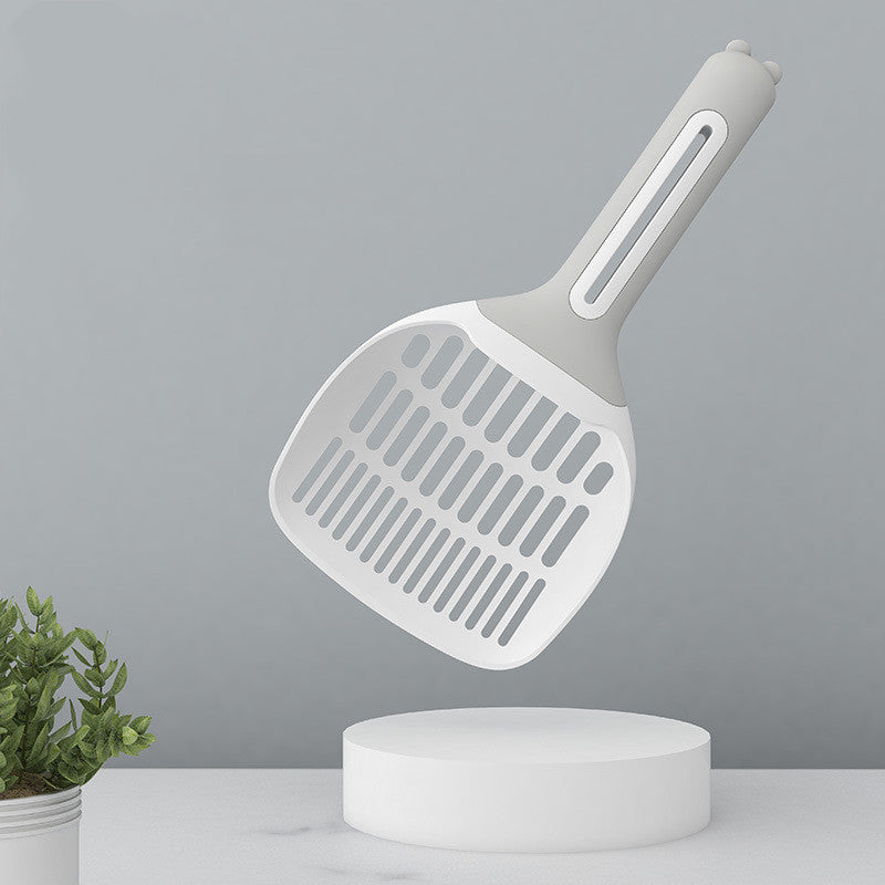 KFX-9110717 Large Cat Litter Scoop with Long Handle and Pores in Various Colors