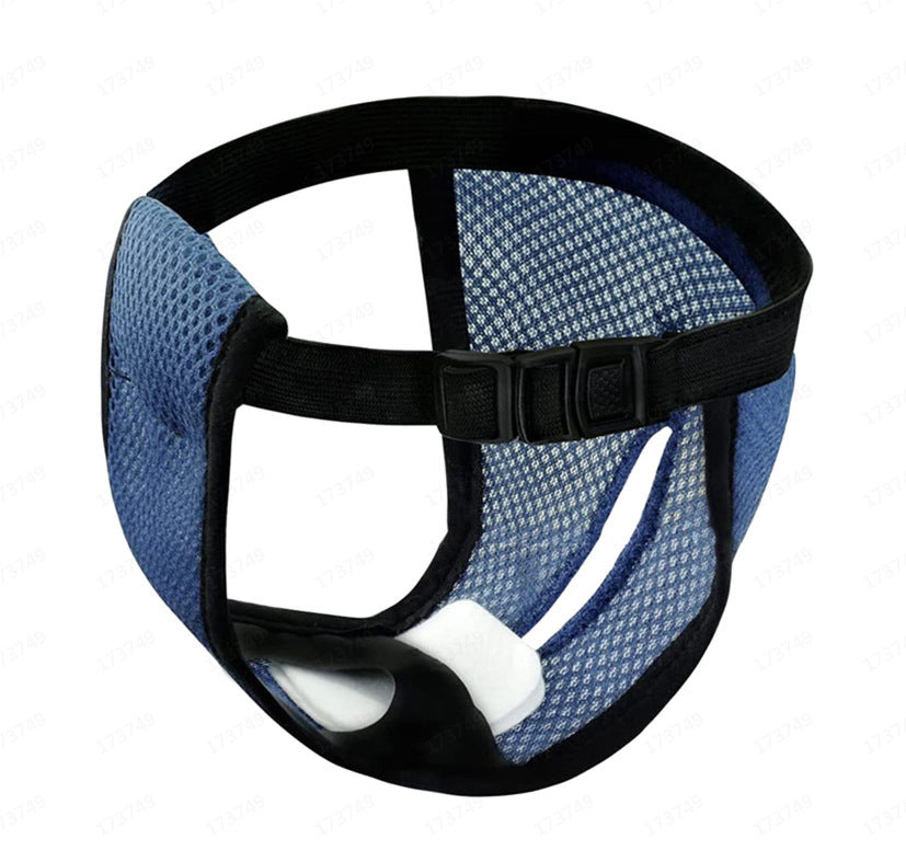 KFX-9112893 Breathable Female Canine Menstrual Panties with Replaceable Sanitary Pads in Black and Navy Blue
