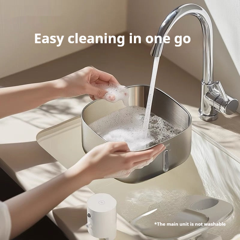 KFX-9116349 Smart Wireless Charging Stainless Steel Pet Water Dispenser 3.2L