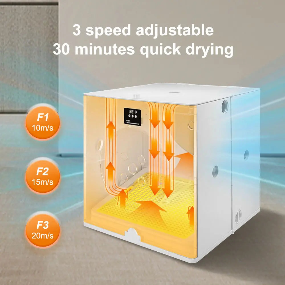 KFX-911955 Pet Drying Box for Cats and Dogs - Blowing Drying Fan, Eco-Friendly Design, 110-240V, Plastic Material
