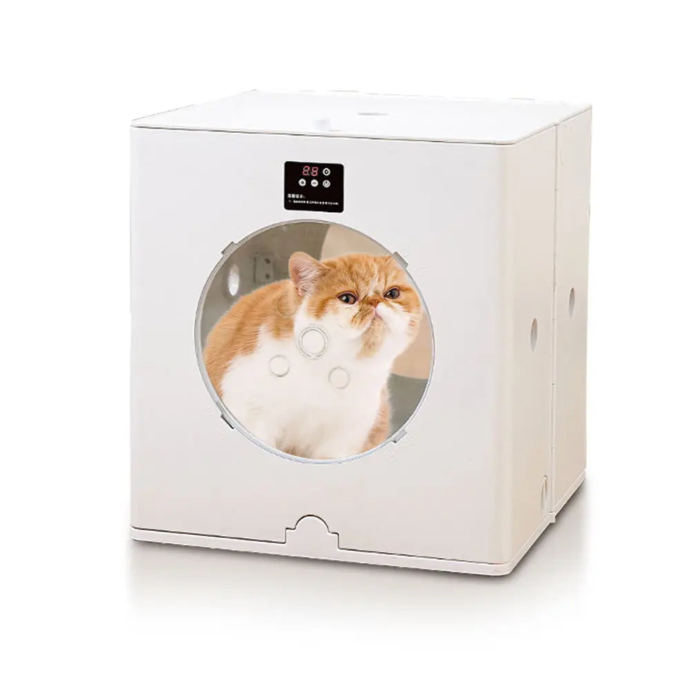 KFX-911955 Pet Drying Box for Cats and Dogs - Blowing Drying Fan, Eco-Friendly Design, 110-240V, Plastic Material
